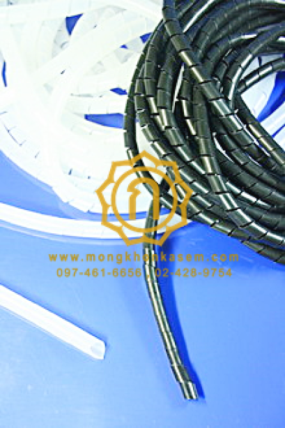 Spiral Wrapping Bands : ไส้ไก่ สำหรับพันสายไฟ (PRI Type PWB) ** มีสีขาวและ ดำ